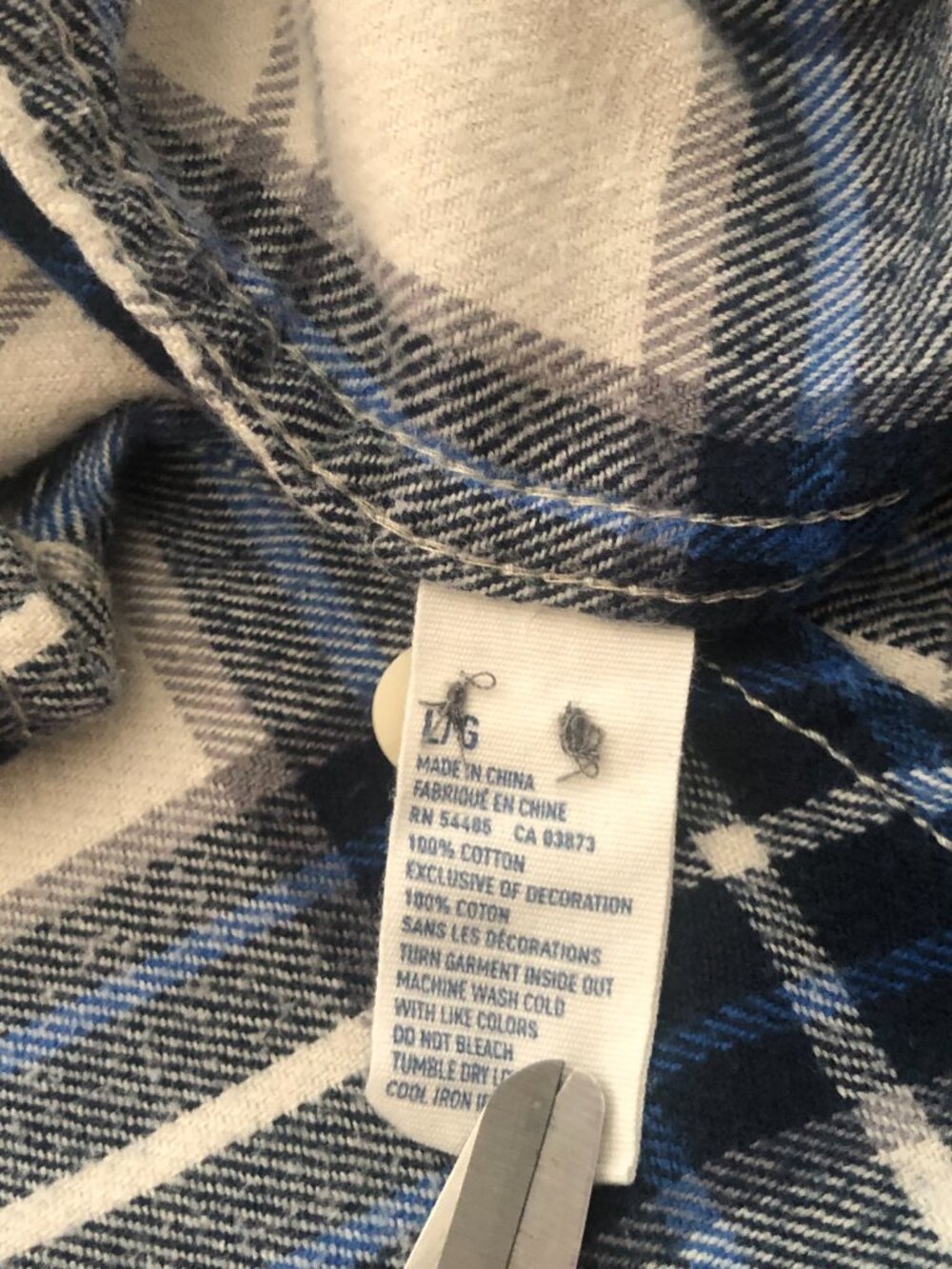 American Eagle Outfitters Mens L Athletic Fit Flannel Shirt Plaid Button Down - Picture 4 of 6